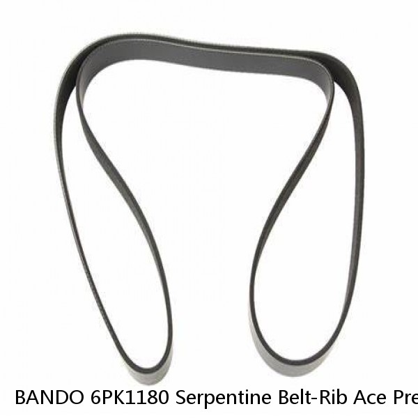 BANDO 6PK1180 Serpentine Belt-Rib Ace Precision Engineered V-Ribbed Belt 