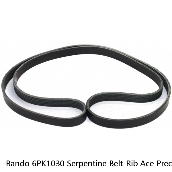 Bando 6PK1030 Serpentine Belt-Rib Ace Precision Engineered V-Ribbed Belt #1 small image