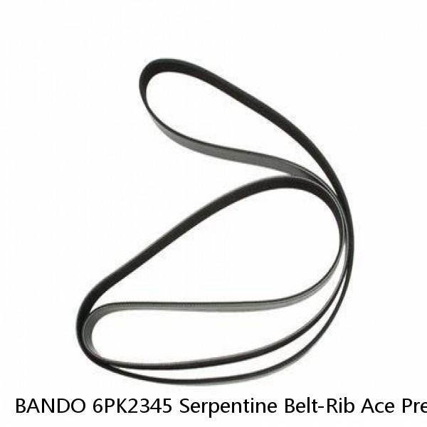 BANDO 6PK2345 Serpentine Belt-Rib Ace Precision Engineered V-Ribbed Belt  #1 small image
