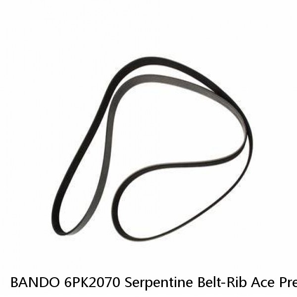 BANDO 6PK2070 Serpentine Belt-Rib Ace Precision Engineered V-Ribbed Belt  #1 small image