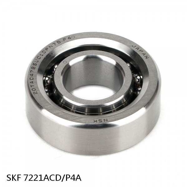 7221ACD/P4A SKF Super Precision,Super Precision Bearings,Super Precision Angular Contact,7200 Series,25 Degree Contact Angle #1 image
