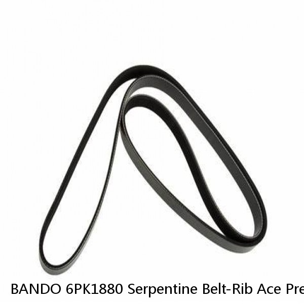 BANDO 6PK1880 Serpentine Belt-Rib Ace Precision Engineered V-Ribbed Belt  #1 image