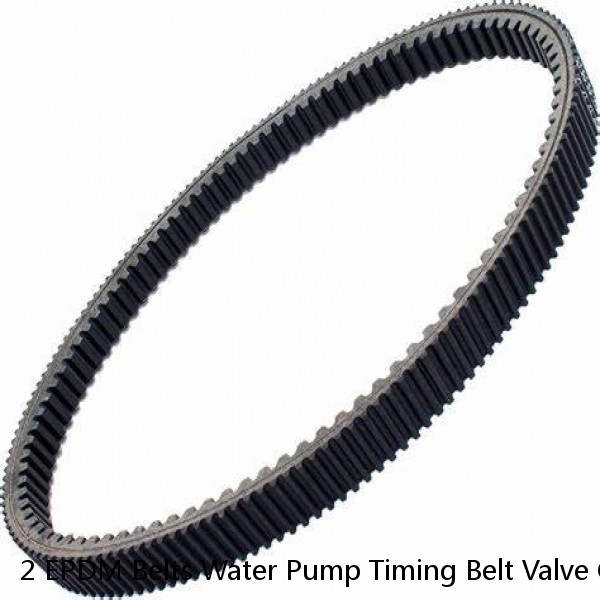 2 EPDM Belts Water Pump Timing Belt Valve Cover Gasket for 90-93 Honda Accord  #1 image